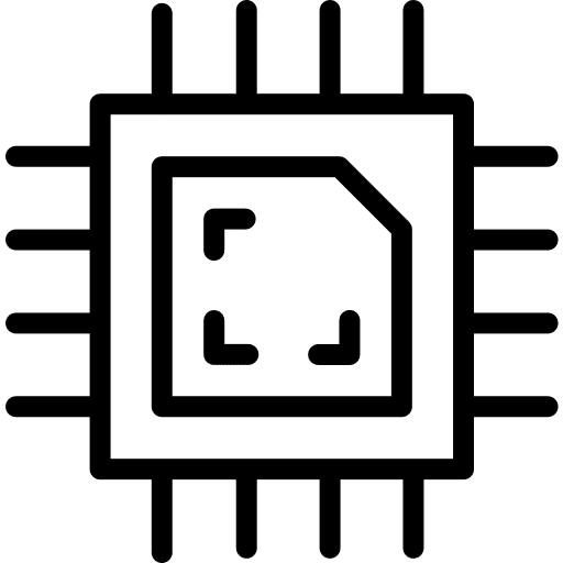 Computer engineering technology robotic icon