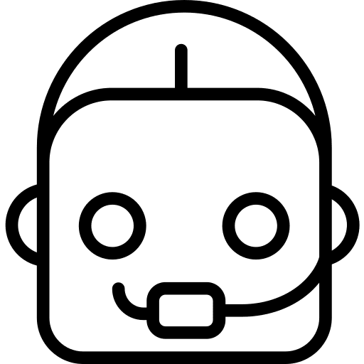 Customer service headphones microphone communications icon