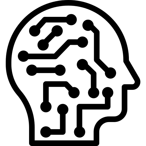 Robot automation robot technology icon