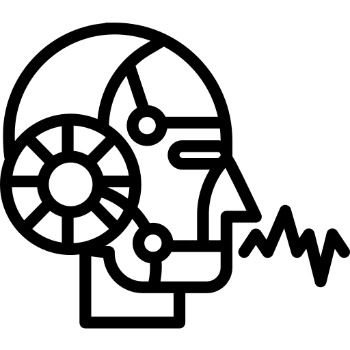 Digital digital technology bot icon