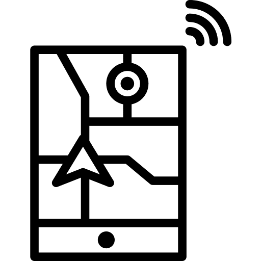 Gps electronics pin location pin icon