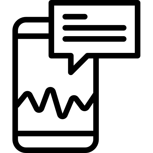 Reply communications technology electronics icon