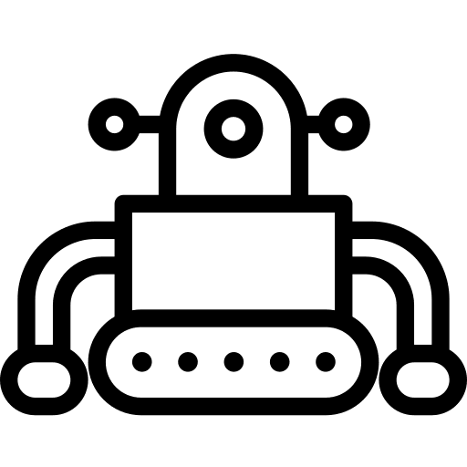 Robot ai robot technology icon