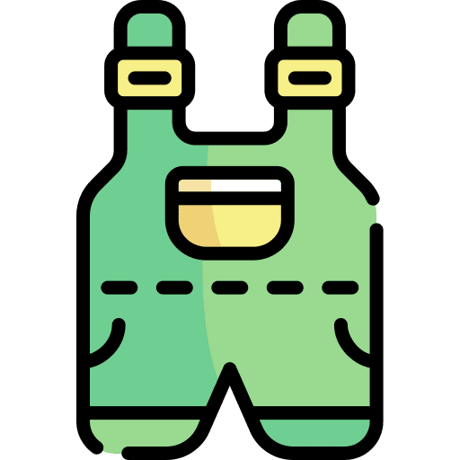 Overall clothes fashion clothing icon