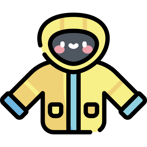 Raincoat overcoat fashion raincoat icon