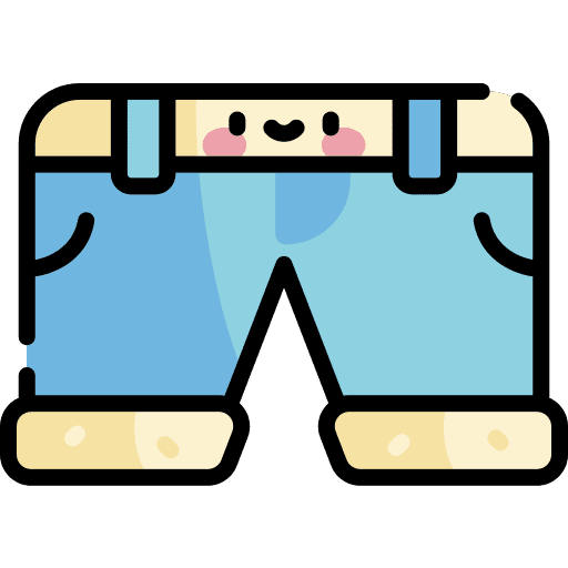 Denim shorts shorts clothing fashion icon