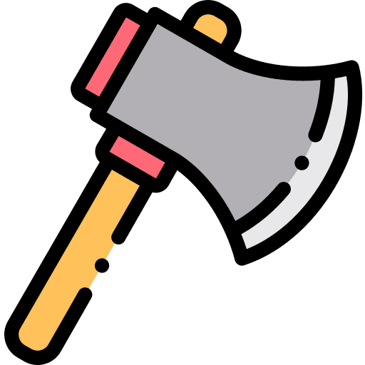 Axe weapons axe hatchet icon