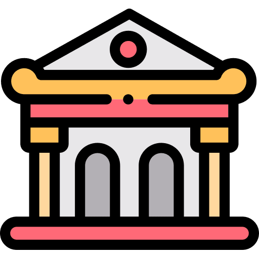 Museum buildings temple cultures icon