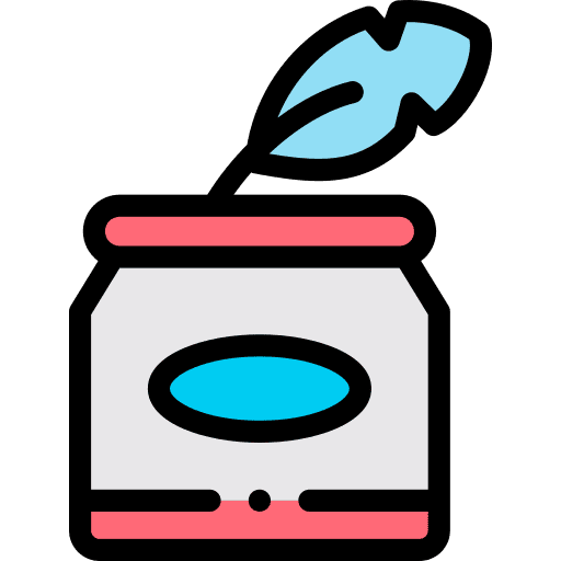 Quill write art and design communications icon
