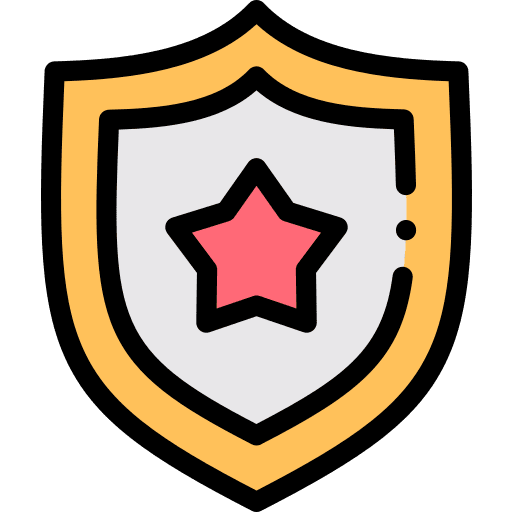 Shield protection antique medieval icon