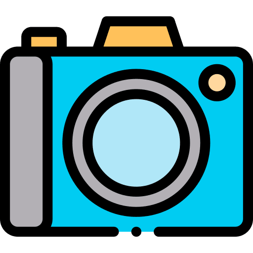 Camera electronics interface technology icon