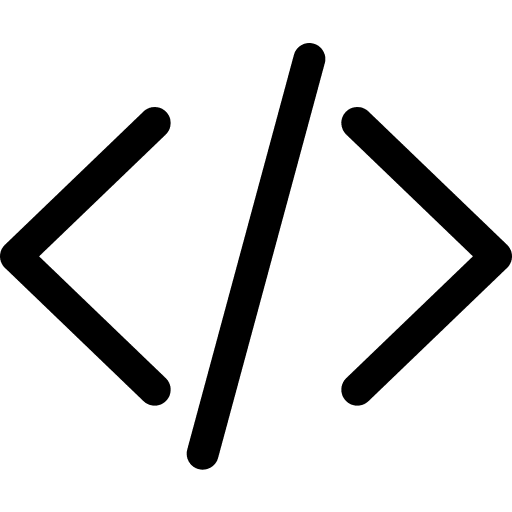 Code code source signs icon