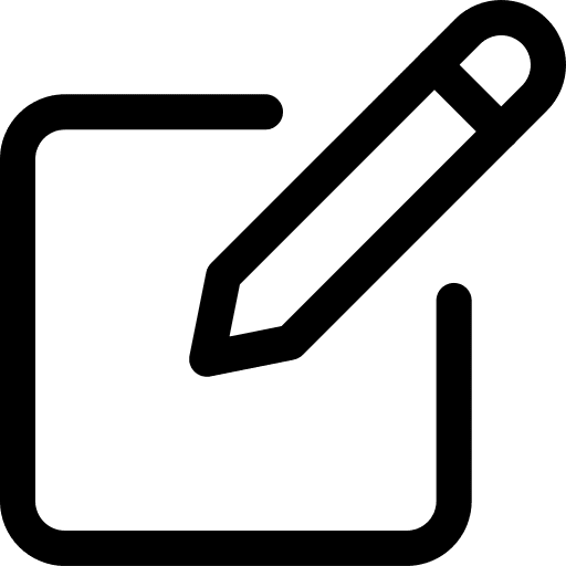 Edit register edit tools blank icon