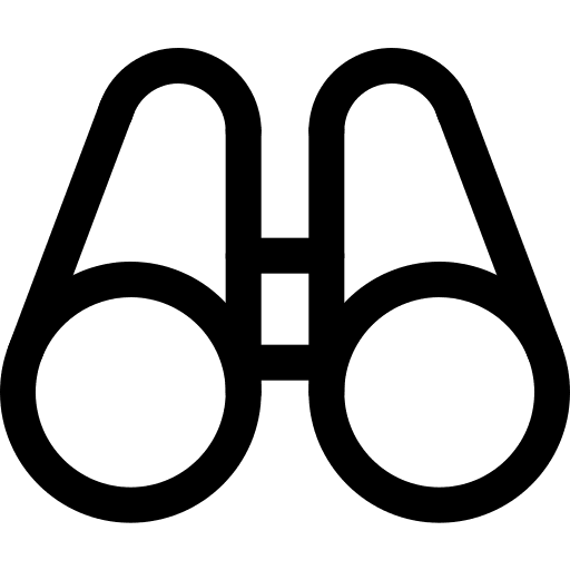 Binoculars binocular storage binoculars icon