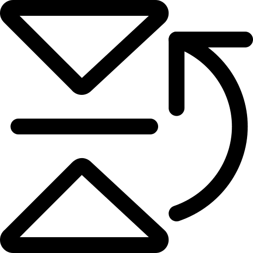 Flip symmetry flip horizontal icon