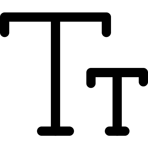 Font text font interface icon