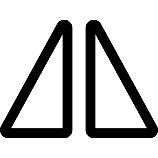 Mirror editor flip triangle icon