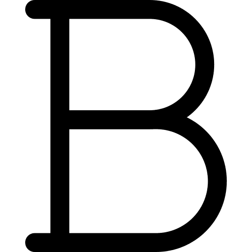 Bold bold text text format bold icon