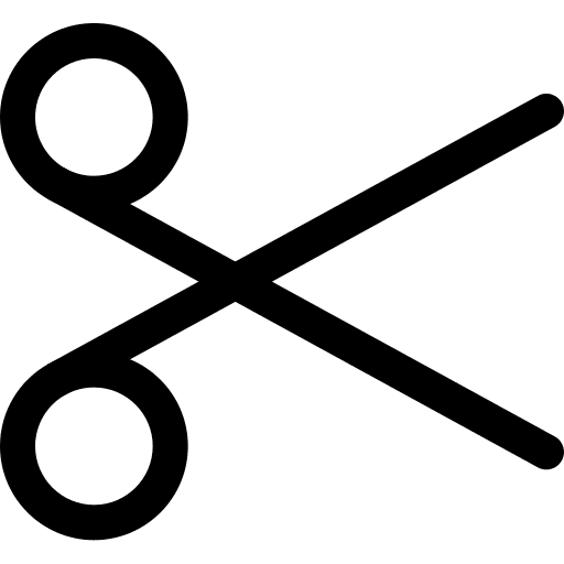 Cut scissors cut cutting icon