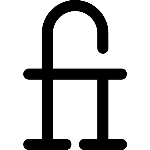 Ligature font style editing icon