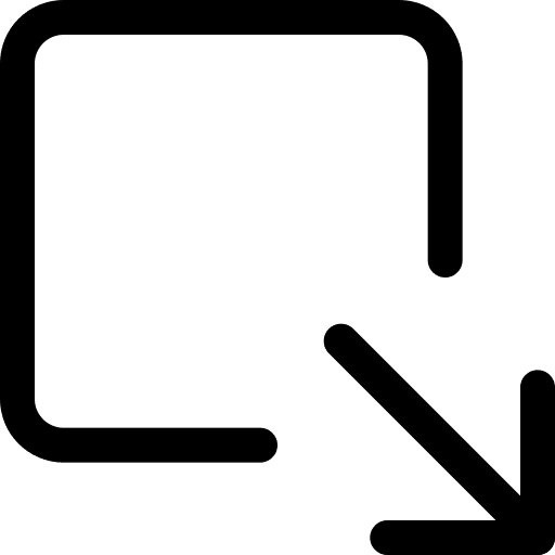 Maximize expanding edit tools diagonal icon