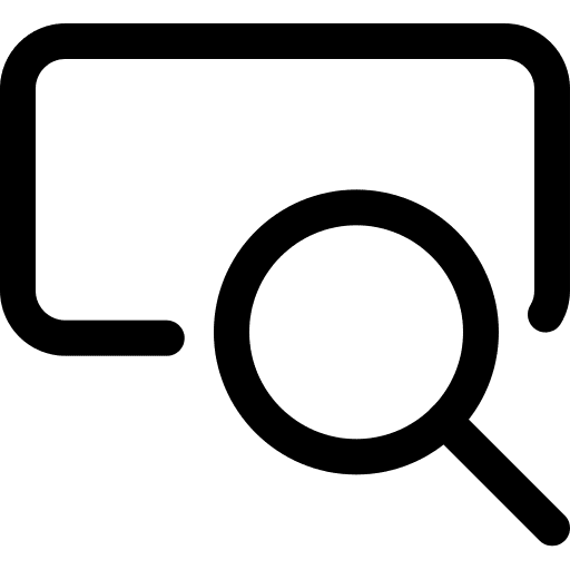 Search box search loupe icon