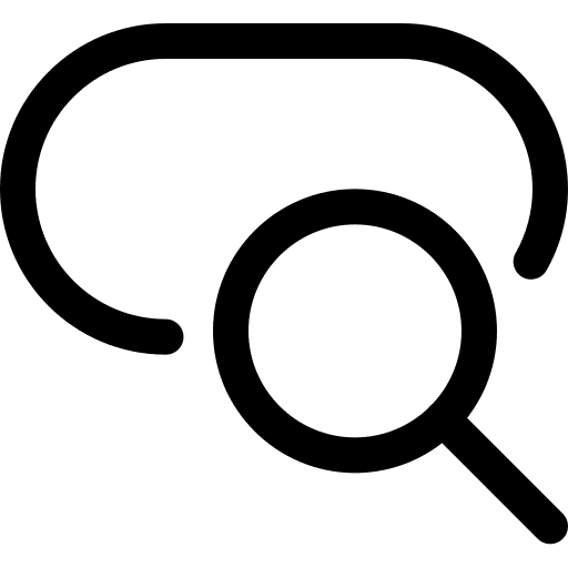 Search multimedia loupe seo and web icon