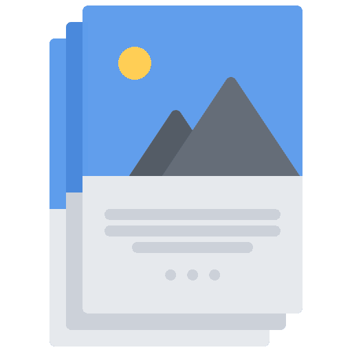 Leaflet maps and flags leaflet brochure icon