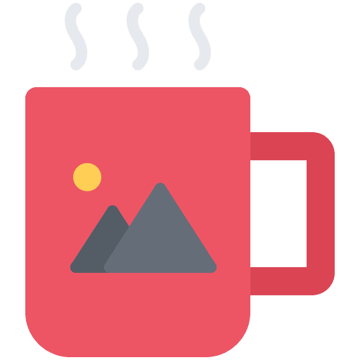 Coffee cup art and design hot drink food and restaurant icon