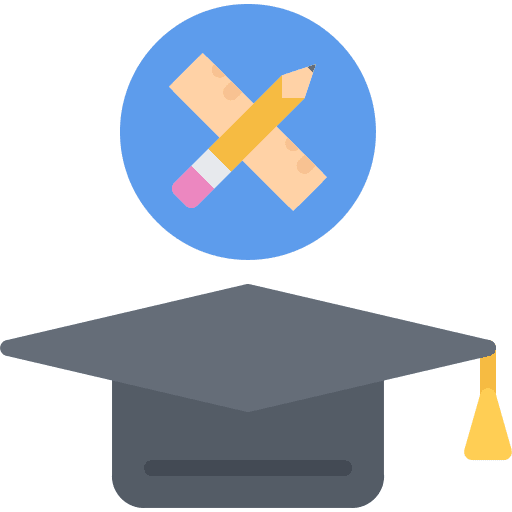 Education graduation cap student fashion icon