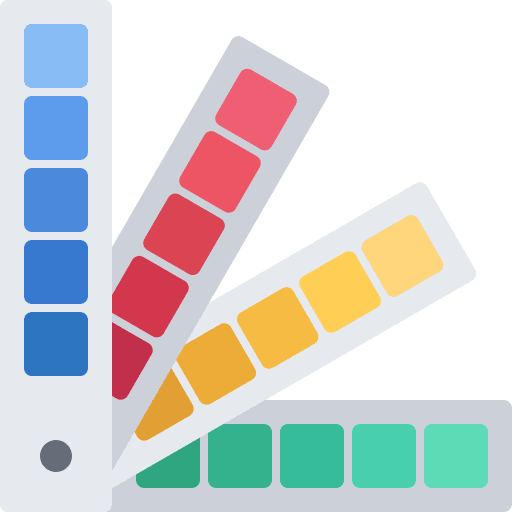 Palette palette branding art and design icon