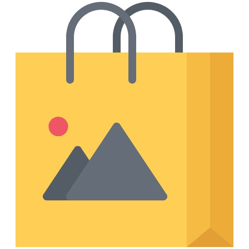 Shopping bag shopping bag shopper supermarket icon