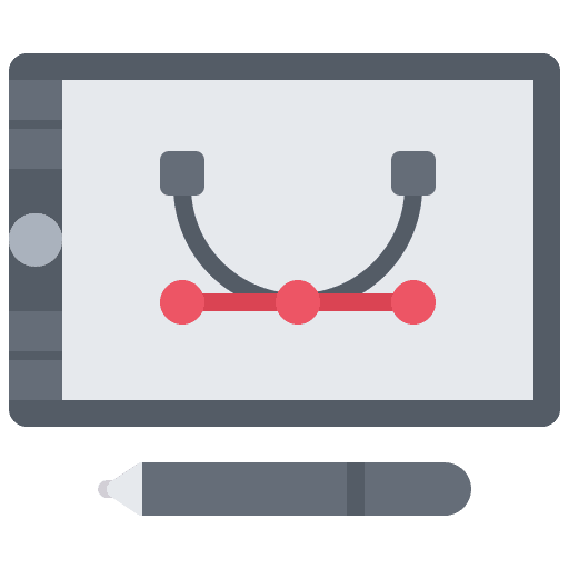 Tablet graphics editor design tablet icon