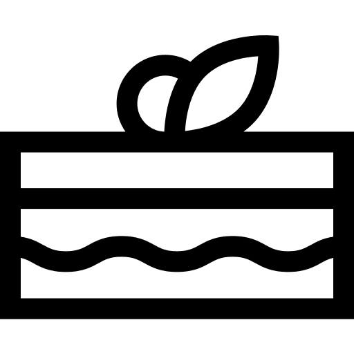 Cake bakery birthday birthday and party icon