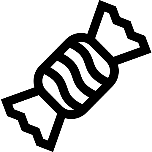 Candy dessert food sugar icon