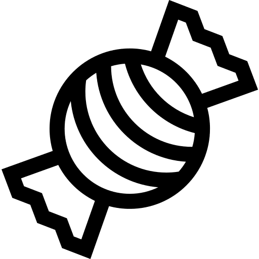 Candy sweet lollies food icon