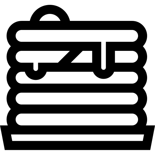 Pancakes baker sweet food icon