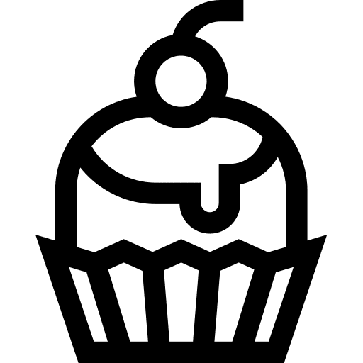 Cupcake cupcake baked food icon