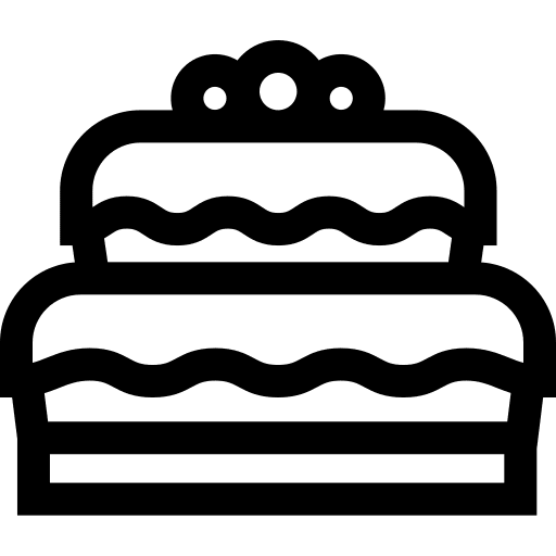 Cake candles birthday birthday and party icon