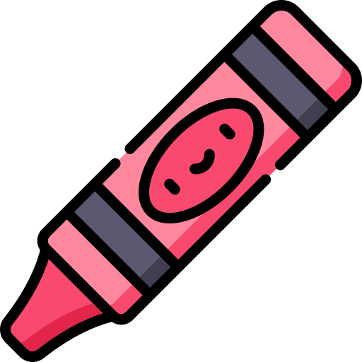 Crayon crayons education crayon icon