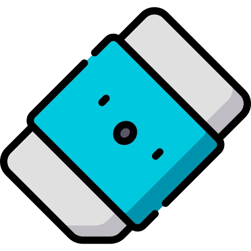 Eraser clean erase remove icon