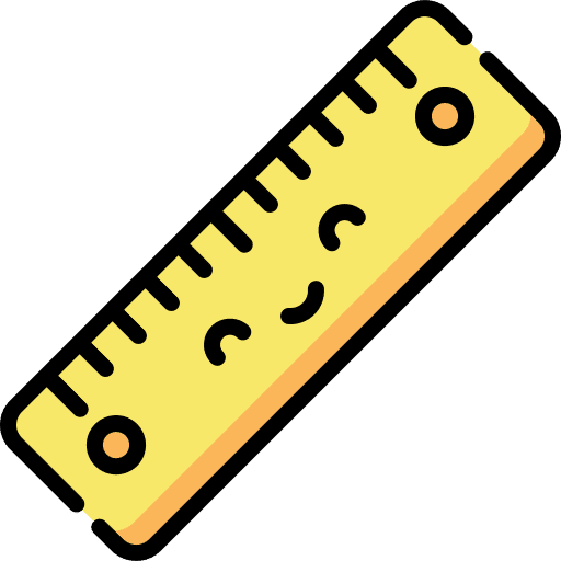 Ruler edit tools measuring tape tools icon