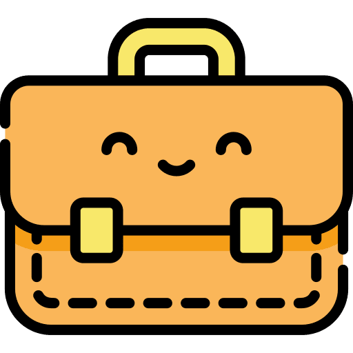 Briefcase vintage briefcase book bag icon