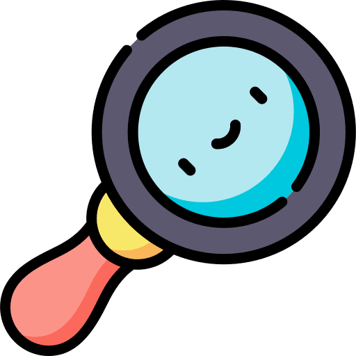 Magnifying glass ui detective magnifying glass icon