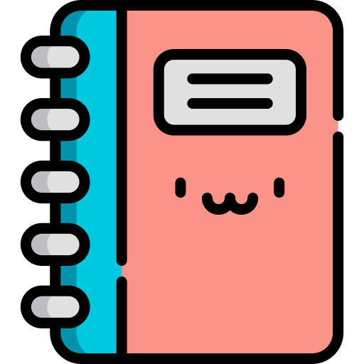 Notebook notebook business agenda icon