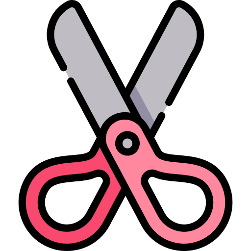 Scissors handcraft edit tools cut icon