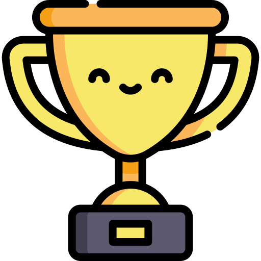 Trophy cup marketing sports and competition icon