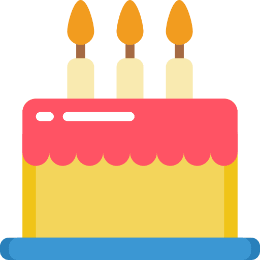 Birthday cake bakery birthday cakes food and restaurant icon