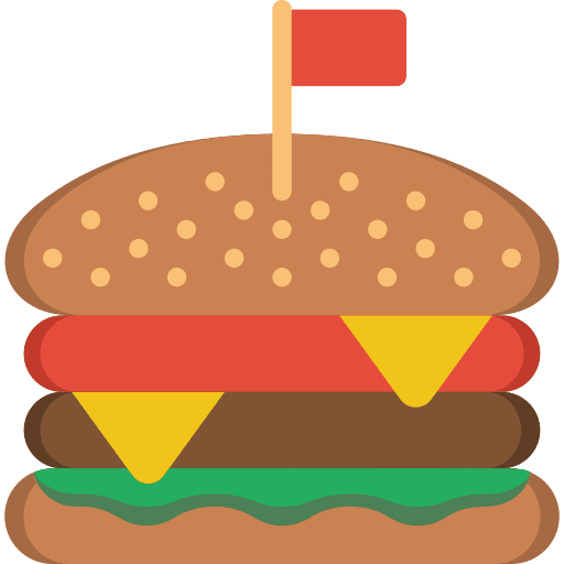 Burger sandwich junk food food icon
