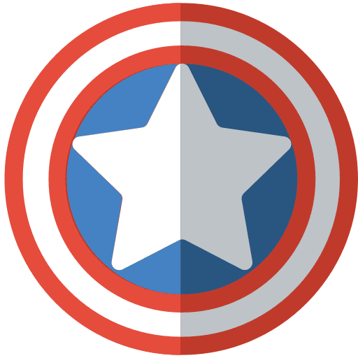 Pin american celebration badge icon
